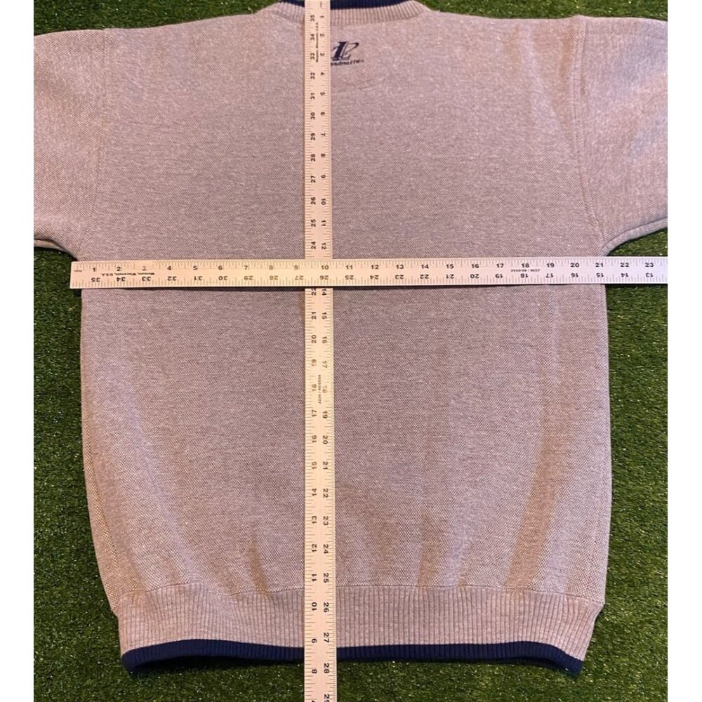 Michigan Wolverines sweatshirt mens medium gray vintage logo athletic 1990s 39 - Picture 11 of 12